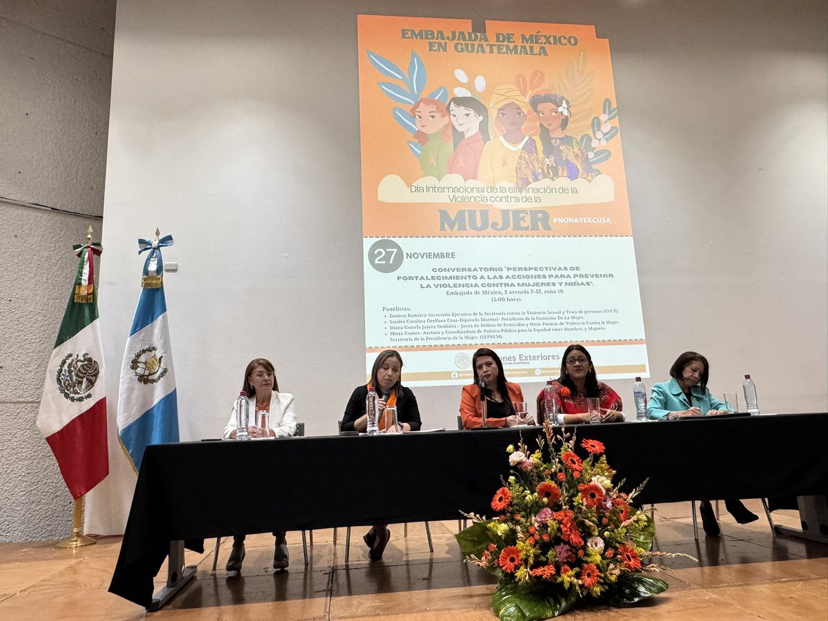 Alejandro Martínez Peralta (@alejandromtzp) on Twitter photo En el Conversatorio “Perspectivas de Fortalecimiento a las Acciones para Prevenir la Violencia contra Mujeres y Niñas”, en el que participa <a href="/danissarp/">Danissa Ramirez</a> de <a href="/secretariasvet/">Secretaría SVET</a> y representantes de <a href="/CongresoGuate/">Congreso Guatemala</a>, <a href="/SEPREMGUATEMALA/">SEPREM</a> y <a href="/OJGuatemala/">Organismo Judicial</a>. <a href="/SRE_mx/">Relaciones Exteriores</a> <a href="/EmbaMexGua/">Embamex Guatemala</a> <a href="/ConsulMexGuate/">ConsulMexGuate</a> En el Conversatorio “Perspectivas de Fortalecimiento a las Acciones para Prevenir la Violencia contra Mujeres y Niñas”, en el que participa <a href="/danissarp/">Danissa Ramirez</a> de <a href="/secretariasvet/">Secretaría SVET</a> y representantes de <a href="/CongresoGuate/">Congreso Guatemala</a>, <a href="/SEPREMGUATEMALA/">SEPREM</a> y <a href="/OJGuatemala/">Organismo Judicial</a>. <a href="/SRE_mx/">Relaciones Exteriores</a> <a href="/EmbaMexGua/">Embamex Guatemala</a> <a href="/ConsulMexGuate/">ConsulMexGuate</a>