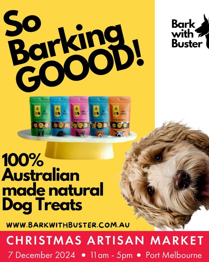 🌟\\// 2024 Christmas Artisan Market \\//🌟

 ❤ Meet our Vendors: 
🎄T. Sawyer @t_sawyer_74 
🎄Bark with Buster <a href="/barkwithbuster/">Bark with Buster</a>

🗓 Date: December 7th
📍 Location: Bay Street
🕒 Time: 11 AM - 5 PM
🎁 More Info: 3207port.com.au/blog/christmas…

#3207PORT <a href="/cityportphillip/">City of Port Phillip</a> #baystreet