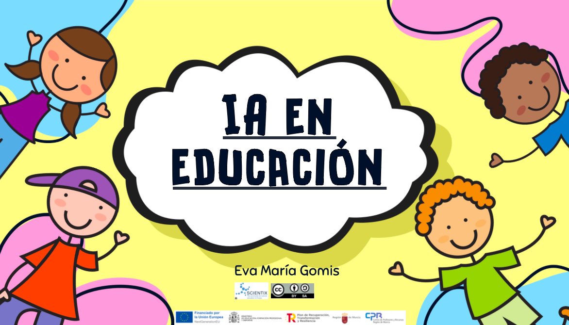 EvaMaria_Gomis's tweet photo. 🔊 Alfabetización en el uso de la #IA para el @ceip_virgen de Cehegín. 
1️⃣ ¿Qué y cómo funciona la IA?
2️⃣ Beneficios &amp; Riesgos
3️⃣ Aplicación de IA 
4️⃣ Uso ético de IA.
5️⃣ RIA 
Ha sido un placer, mil gracias a todos 👏👏 
@Educarm @CPRRegionMurcia @scientix_es @UNESCO_es https://t.co/5kGn0tghgp