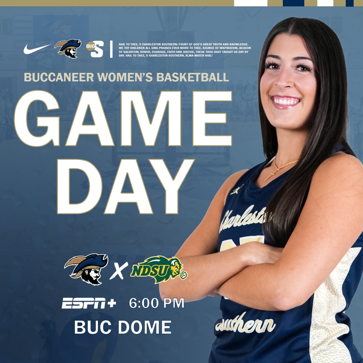 Black Friday Basketball! 🏀 

Today, we celebrate Native American Heritage Month!  

🆚<a href="/NDSUwbb/">NDSU Women's Basketball</a>
📍 Buc Dome
🕕 6 PM 
📺 bit.ly/3AZAd6K
📈 bit.ly/47oLUPX
#ClimbTheLadder // #BucStrong