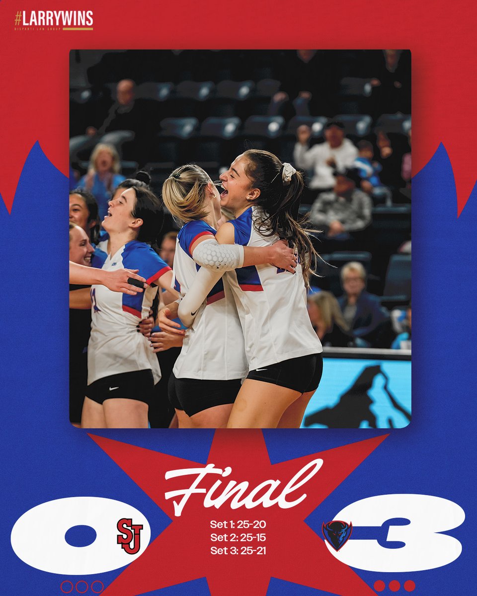 DePaul Volleyball (@depaulvball) on Twitter photo DEPAUL WINS!!!🧹
The first-ever sweep by a Blue Demon squad in the <a href="/BIGEAST/">BIG EAST Conference</a> Tournament!
#BlueGrit🔵😈 | <a href="/DispartiLaw/">Disparti Law Group</a> DEPAUL WINS!!!🧹
The first-ever sweep by a Blue Demon squad in the <a href="/BIGEAST/">BIG EAST Conference</a> Tournament!
#BlueGrit🔵😈 | <a href="/DispartiLaw/">Disparti Law Group</a>