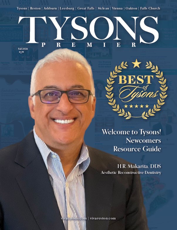 VivaTysonsMag's tweet image. Our new issue is LIVE!

On the cover: H.R. Makarita, DDS - Tysons Aesthetic Dentistry
See the ad on page 10
 
#tysonspremier #newissue #digitalissue #digitalmagazine
