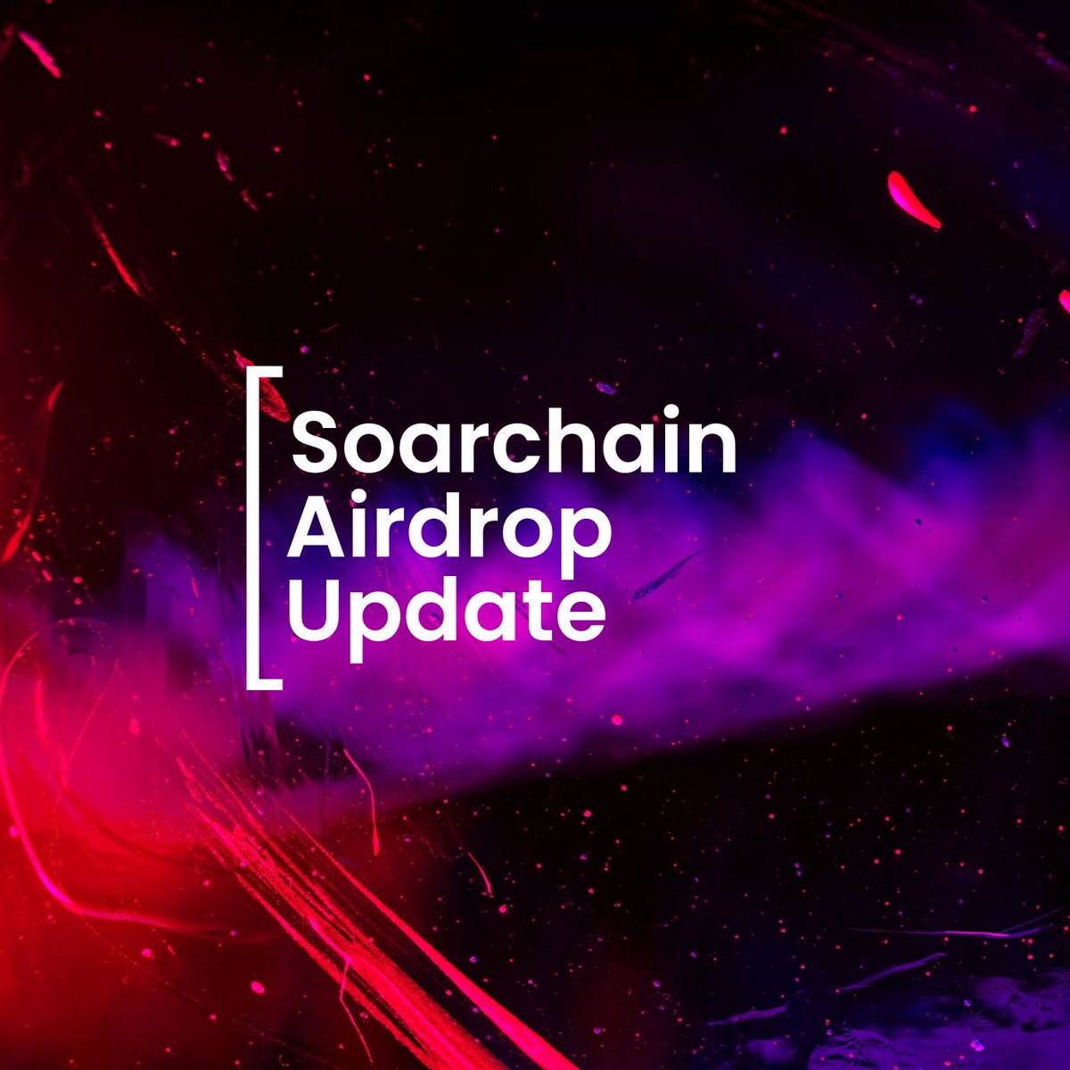 A #Solana #Airdrop update: $SOAR

The <a href="/soar_chain/">Soarchain</a> Genesis is coming 2nd - 4th December!

 Full details: blog.soarchain.com/post/soarchain…

Eligibility (Snapshot 5th Jan 2024):
$ATOM stakers, Min 40.
$TIA stakers, Min 40.
#milkTIA hodlers, Min 20.
$AKT stakers, Min 50.
Zealy tasks