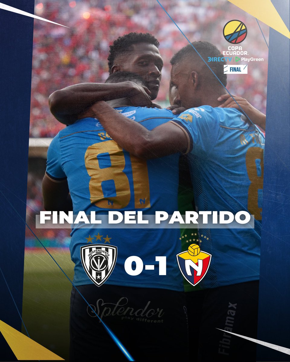 El Nacional da la sorpresa y se proclama campeón de Copa en Ecuador.

Se nos va el pick de <a href="/TitiHenrybets/">TitíHenrybets</a> ❌

pensadordeapuestas.com/copa-ecuador-f…
