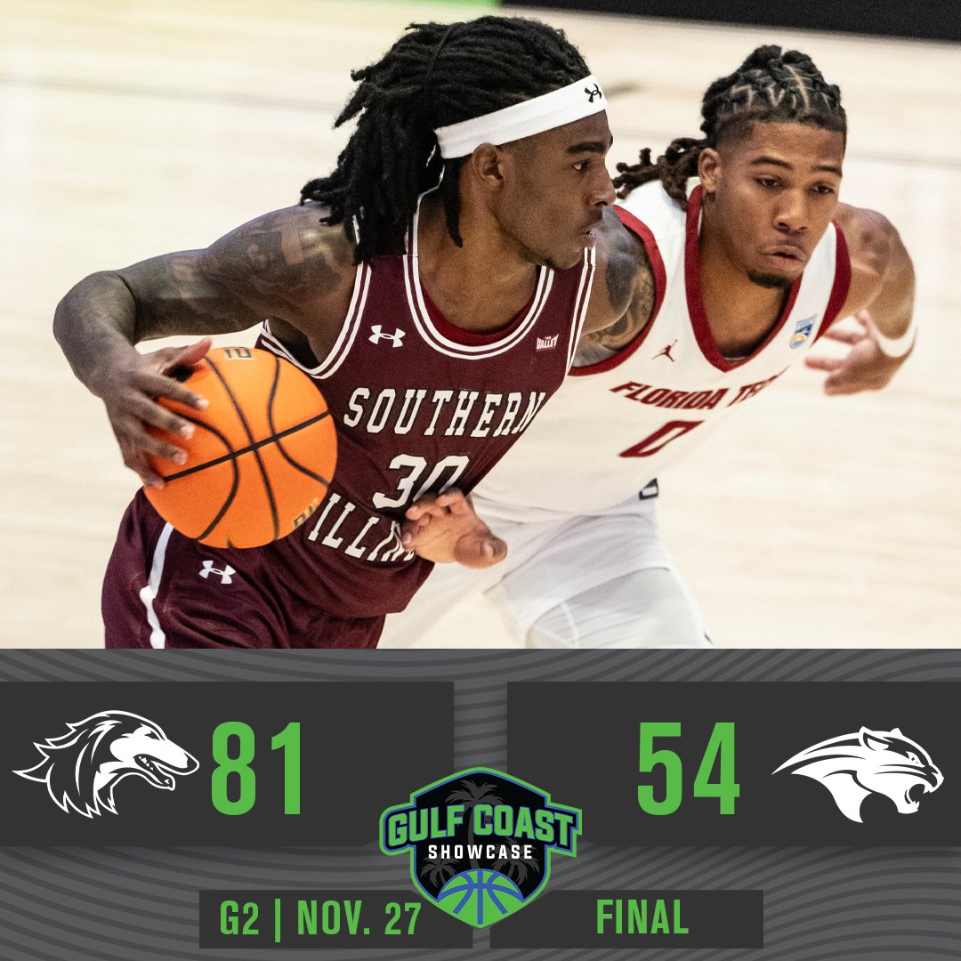 Gulf Coast Showcase (@gcshowcase) on Twitter photo FINAL | DAY 3 | GAME 2
<a href="/SIU_Basketball/">Saluki Basketball</a> takes the win in the second game on the final day of the men's #gcshowcase ๐ FINAL | DAY 3 | GAME 2
<a href="/SIU_Basketball/">Saluki Basketball</a> takes the win in the second game on the final day of the men's #gcshowcase ๐