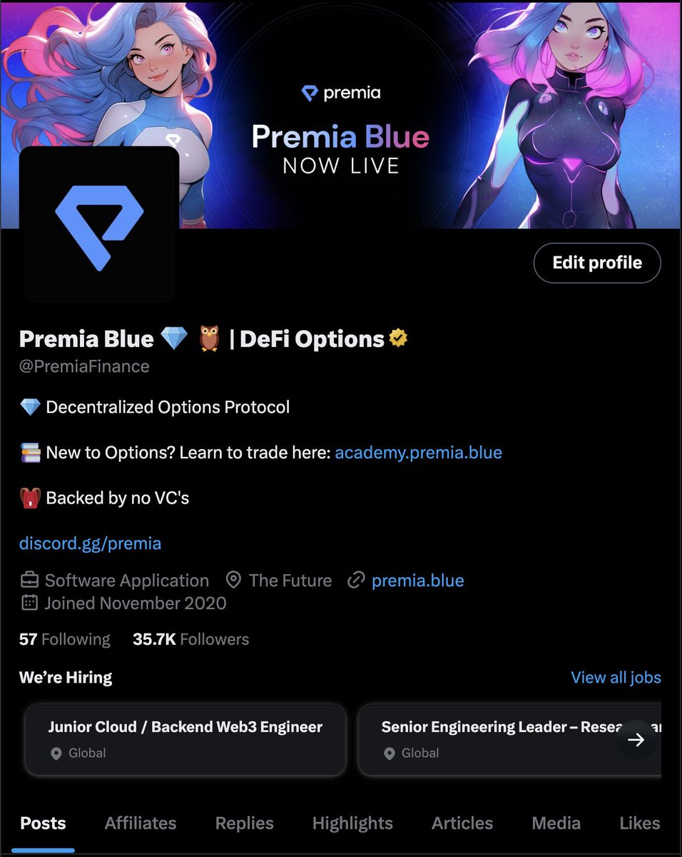 Can apply directly at our X account <a href="/PremiaFinance/">Kyan (Moved to @KyanExchange)</a> now.

(if you dm'd me I got you already no sweat)