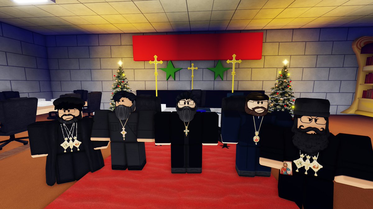 Father_Simos's tweet image. Hierarchical Vespers at the Church of the Holy Three Hierarchs 

In attendance of his holiness, Patriarch Mor Charbel of the Syrian Orthodox Church of ROBLOX, which afterwards lead to an official visit to both churches. Article coming soon!