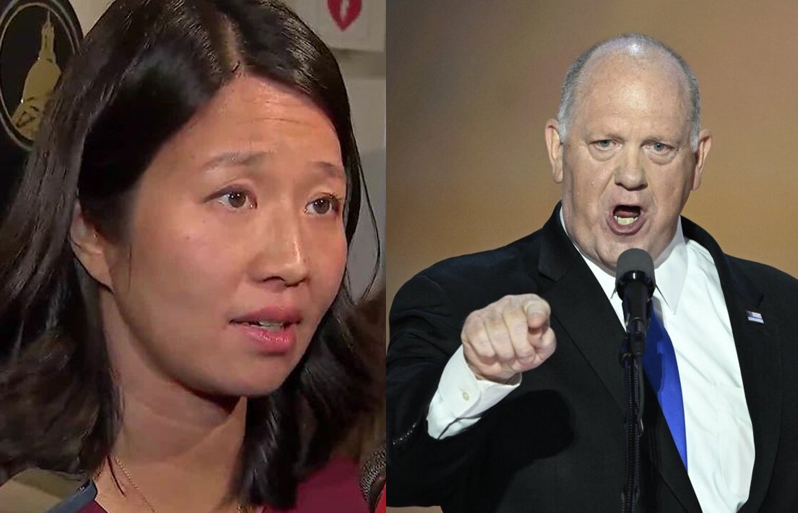 BREAKING: After publicly coming out against President Trump's mass deportation plan, Michelle Wu, the Mayor of Boston, is now backtracking &amp; saying that she never intended to pick a fight with Border Czar Tom Homan

"My comments have never been directed towards the federal