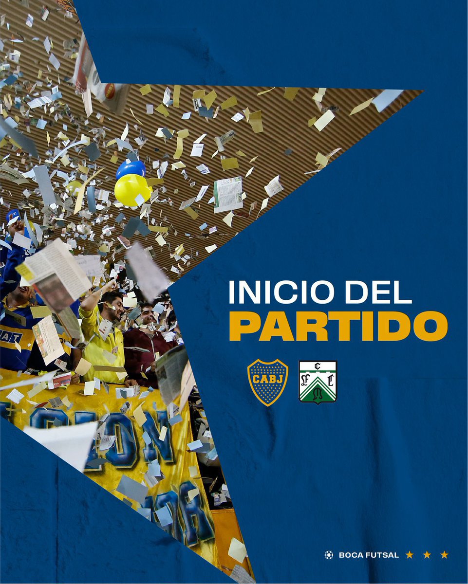 🔛 ¡𝗖𝗢𝗠𝗘𝗡𝗭𝗢́ 𝗘𝗟 𝗣𝗔𝗥𝗧𝗜𝗗𝗢!

#Boca y Ferro ya juegan por los cuartos de final (Ida) del Campeonato de Futsal de #AFA 🏆

💻 Seguí el partido en vivo: youtube.com/live/m6lQXo__7…

#DaleBoca 🔵🟡🔵