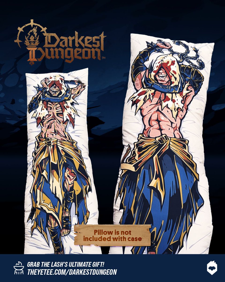 Darkest Dungeon 2 - Flagellant Body Pillow Case is $45 at The Yetee buff.ly/49cvwTD #ad