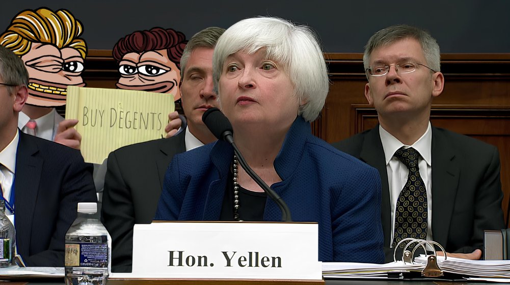They're only trying to fix the economy... $GENTS🤑📈💀 #Degents