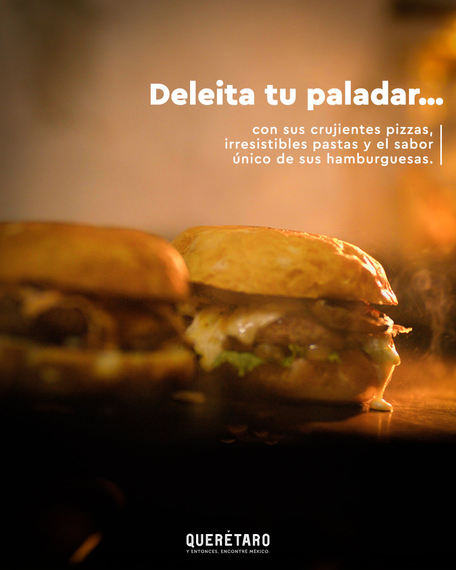 QroTravel's tweet photo. ¡Descubre un sabor que no se olvida! 🍔✨

Si eres amante de la pizza a la leña, la pasta y las hamburguesas, ¡visita “El Granero Amealco” y disfruta estos manjares en un ambiente único y acogedor!

¡Conócelo en el #pueblomágico de #AmealcodeBonfil, en tu próxima visita al sur de #Querétaro!  

#Gastronomía