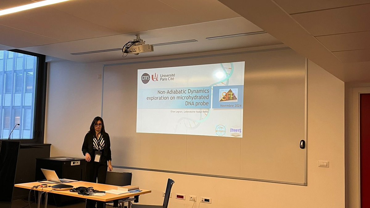The CTM Group (@itodysc) on Twitter photo Élise Lognon <a href="/ELognon/">Elise lognon</a> <a href="/ITODYS_lab/">ITODYS Lab</a> <a href="/univ_paris_cite/">Université Paris Cité</a> spoke about « Non-Adiabatic Dynamics exploration on Microhydrated DNA Probe » at the SFP conference Paris! Élise Lognon <a href="/ELognon/">Elise lognon</a> <a href="/ITODYS_lab/">ITODYS Lab</a> <a href="/univ_paris_cite/">Université Paris Cité</a> spoke about « Non-Adiabatic Dynamics exploration on Microhydrated DNA Probe » at the SFP conference Paris!