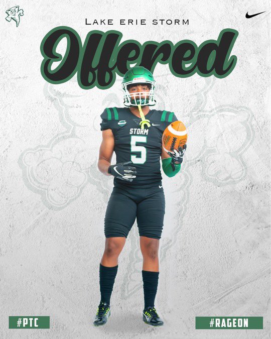 After a great call with <a href="/CoachMacColeman/">Macklin Coleman</a> I am blessed to receive an offer from Lake Erie!

<a href="/Coach_Hayashi/">Brandon Hayashi 🇯🇵🇪🇬</a>  <a href="/ant_arguello/">AGA</a>  <a href="/KevinPuckettJr/">Kevin Puckett Jr</a> <a href="/DavePortz/">Dave Portz</a>  <a href="/shanevirnala/">Coach ShaneV</a>  <a href="/CitrusFootball/">Citrus College Football</a>