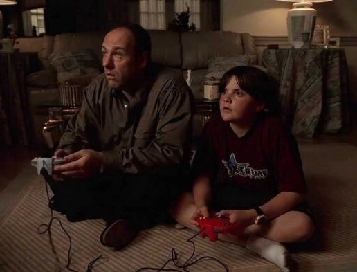 SopranosWorld's tweet photo. The adult that starts hanging with the kids on Thanksgiving after drinking too much https://t.co/mvc1UtbQDs