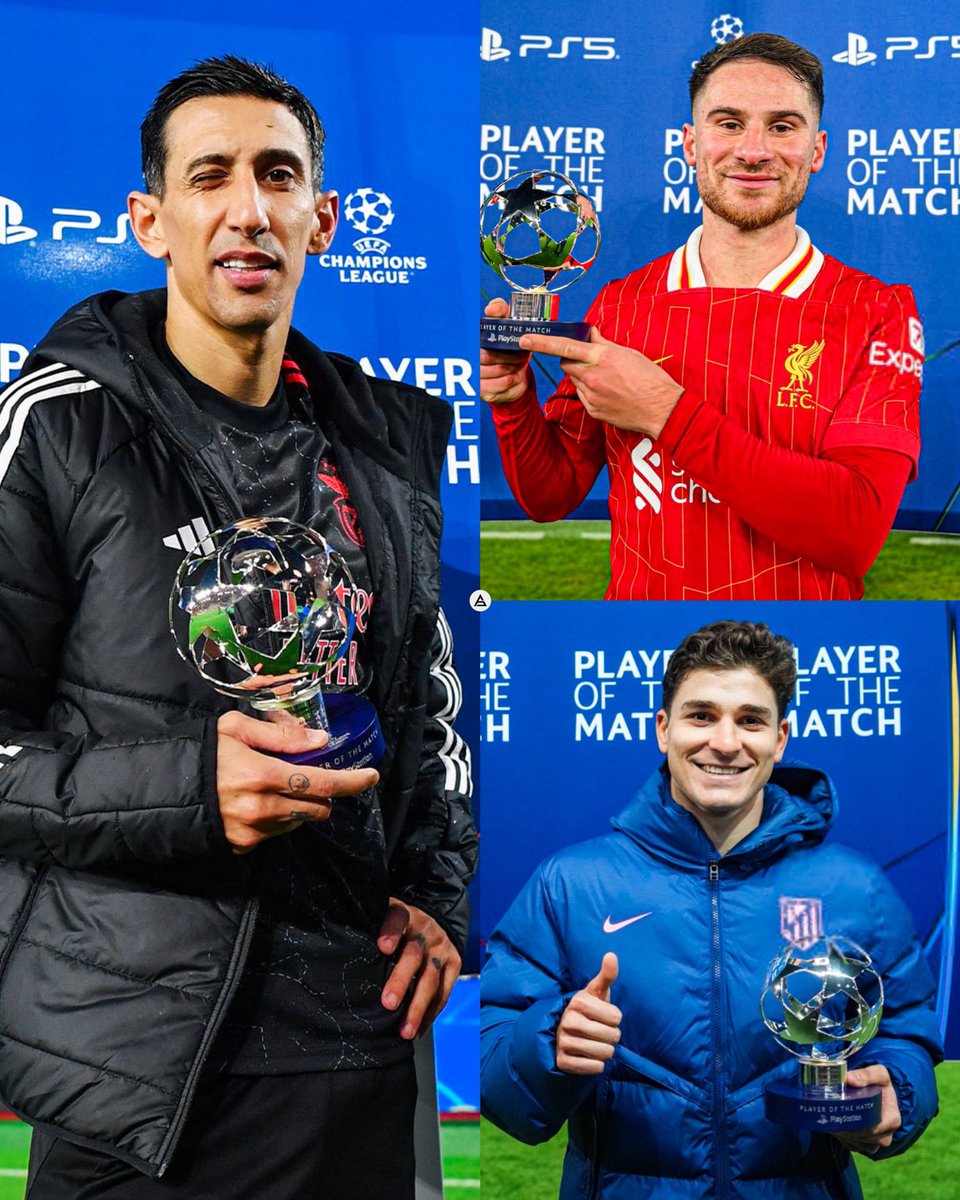 La semana de los argentinos en Champions. 🚬