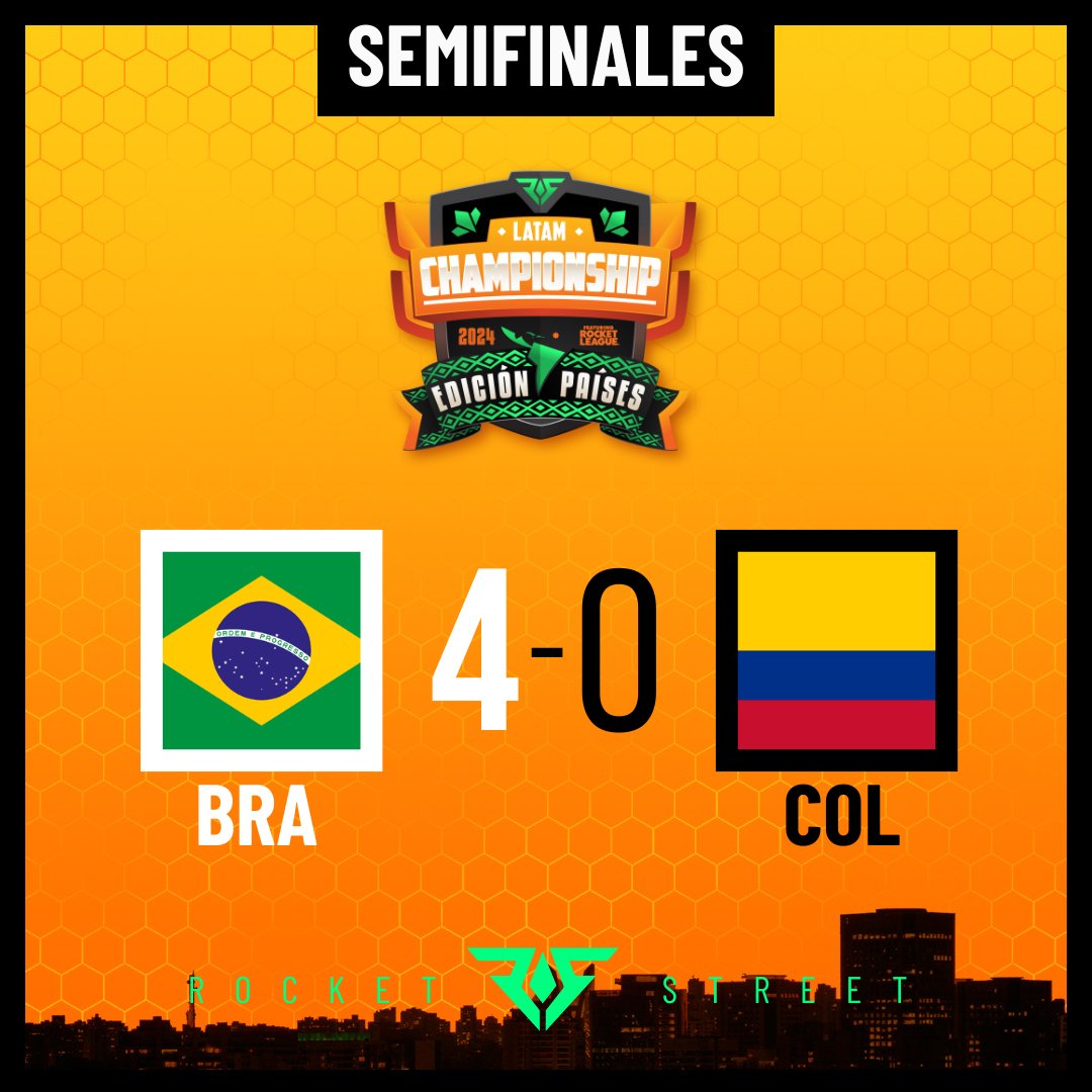 RocketStreet's tweet photo. BRASIL LE GANA CONTUNDENTEMENTE A COLOMBIA Y ES FINALISTA DE LA #LATAMChampionshipEdiciónPaíses: JUGARÁN CONTRA EL GANADOR DE ARGENTINA VS. CHILE

#LCEP https://t.co/dYqTNJpnnx