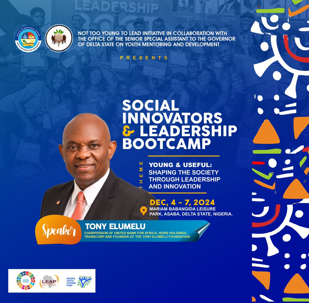Datcinemaboy's tweet photo. Get exposed to direct knowledge and experience from GREAT minds from across the world
#SILB #SILB2024
#NOTTOOYOUNGTOLEAD https://t.co/WtIpicfxyN