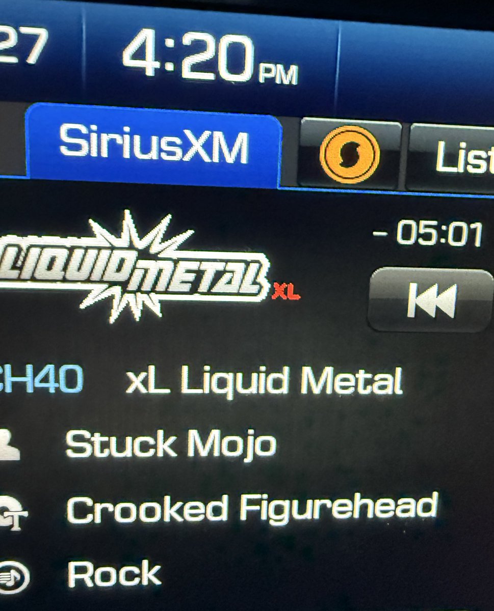 Hollywood31™ (@hollywood31) on Twitter photo Ohhh yeahh!!! Thank you <a href="/josemangin/">Jose "Metal Ambassador" Mangin</a> for playing some <a href="/WeAreStuckMojo/">Stuck Mojo</a> listening to <a href="/fnliquidmetal/">SiriusXM Liquid Metal</a> on my drive home! I was a bit behind on listening, but it started right at 4:20 in honor of you playing it!🤘🏻🤘🏻 Ohhh yeahh!!! Thank you <a href="/josemangin/">Jose "Metal Ambassador" Mangin</a> for playing some <a href="/WeAreStuckMojo/">Stuck Mojo</a> listening to <a href="/fnliquidmetal/">SiriusXM Liquid Metal</a> on my drive home! I was a bit behind on listening, but it started right at 4:20 in honor of you playing it!🤘🏻🤘🏻