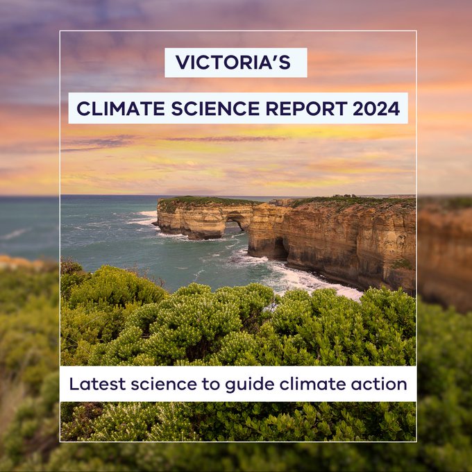 21st Century Weather (@21cweather) on Twitter photo The Victorian Government has released Victoriaās Climate Science Report 2024.
The report incorporates the latest climate projections for Victoria, and the science of relevant climate hazards.
Thanks to <a href="/DEECA_Vic/">DEECA Victoria</a> for inviting us to contribute.
Readā”ļøclimatechange.vic.gov.au/victorias-chan⦠The Victorian Government has released Victoriaās Climate Science Report 2024.
The report incorporates the latest climate projections for Victoria, and the science of relevant climate hazards.
Thanks to <a href="/DEECA_Vic/">DEECA Victoria</a> for inviting us to contribute.
Readā”ļøclimatechange.vic.gov.au/victorias-chanā¦