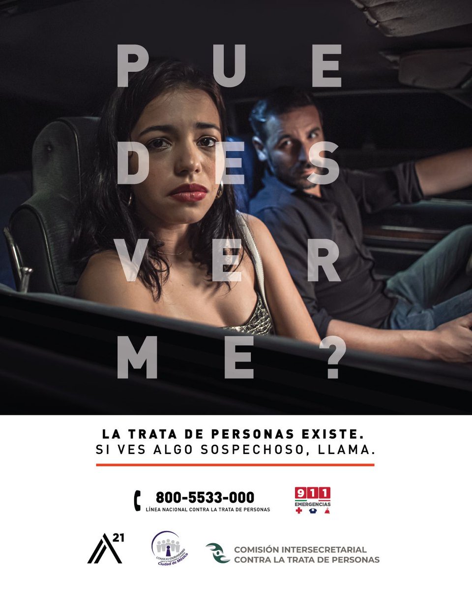 CEPREVIDE's tweet photo. La trata de personas existe!
📷 Si ves algo sospechoso, llama.
📷 800 5533 000 Línea Nacional contra la Trata de Personas
CEPREVIDE #PuedesVerme https://t.co/WethSMu620