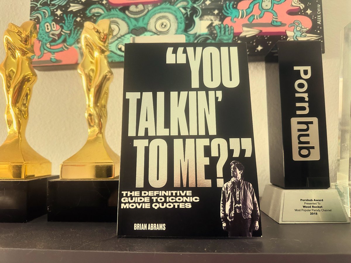 Lee Roy Myers (@leeroymyers) on Twitter photo As a film buff (as you can tell by my many cinema awards in the photo), I was stoked to read this book “You Talkin’ To Me” by <a href="/BrianAbrams/">Brian Abrams</a>. Super fucking good! I give it 10 out of 10 dildos! As a film buff (as you can tell by my many cinema awards in the photo), I was stoked to read this book “You Talkin’ To Me” by <a href="/BrianAbrams/">Brian Abrams</a>. Super fucking good! I give it 10 out of 10 dildos!