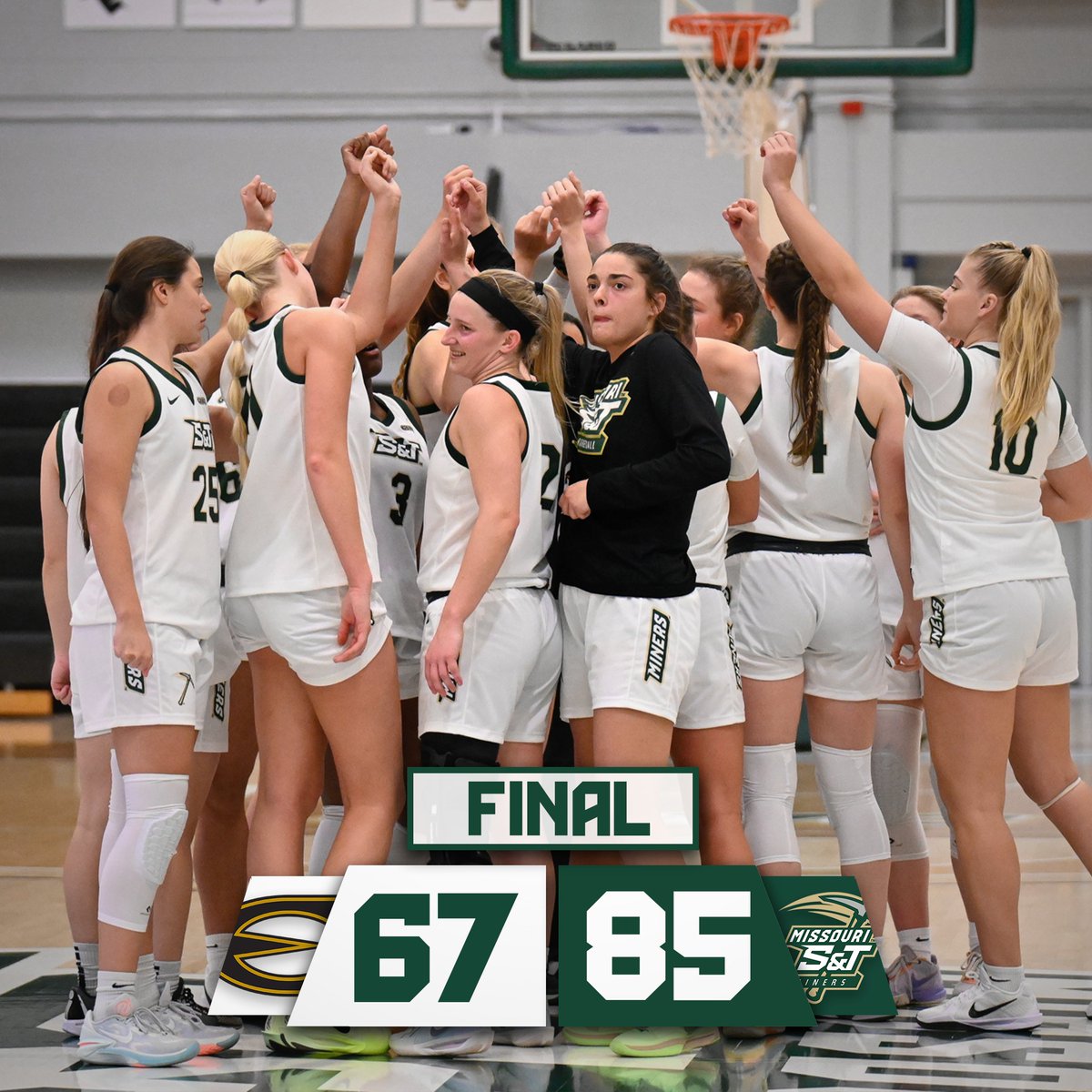 The Miners go into Thanksgiving with a BIG win over Emporia State! 

S&amp;T had the most three-pointers in program history with 17 from beyond the arc! 

#minerpride