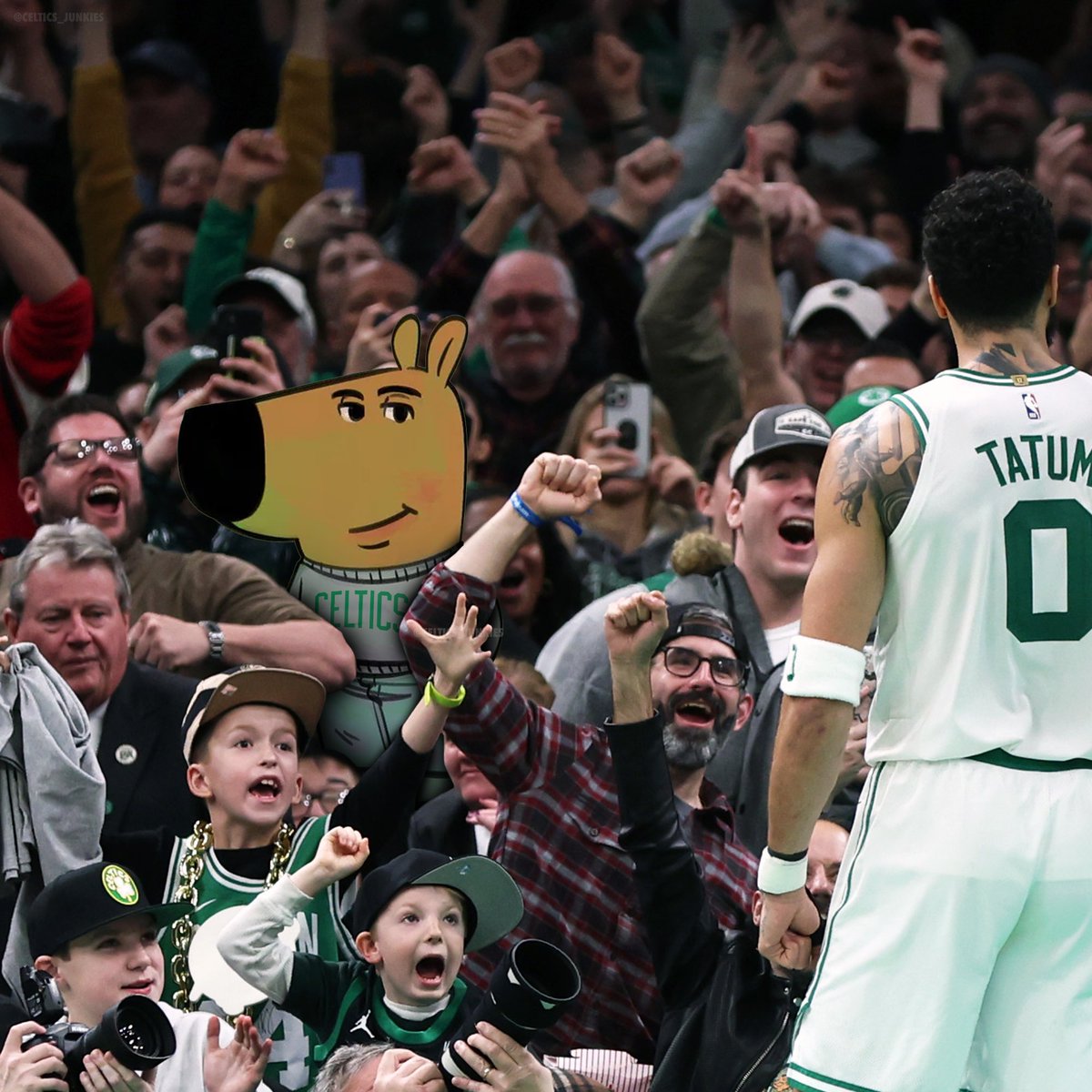 Quando você é apenas um cara tranquilo que gosta de assistir o Jayson Tatum jogar