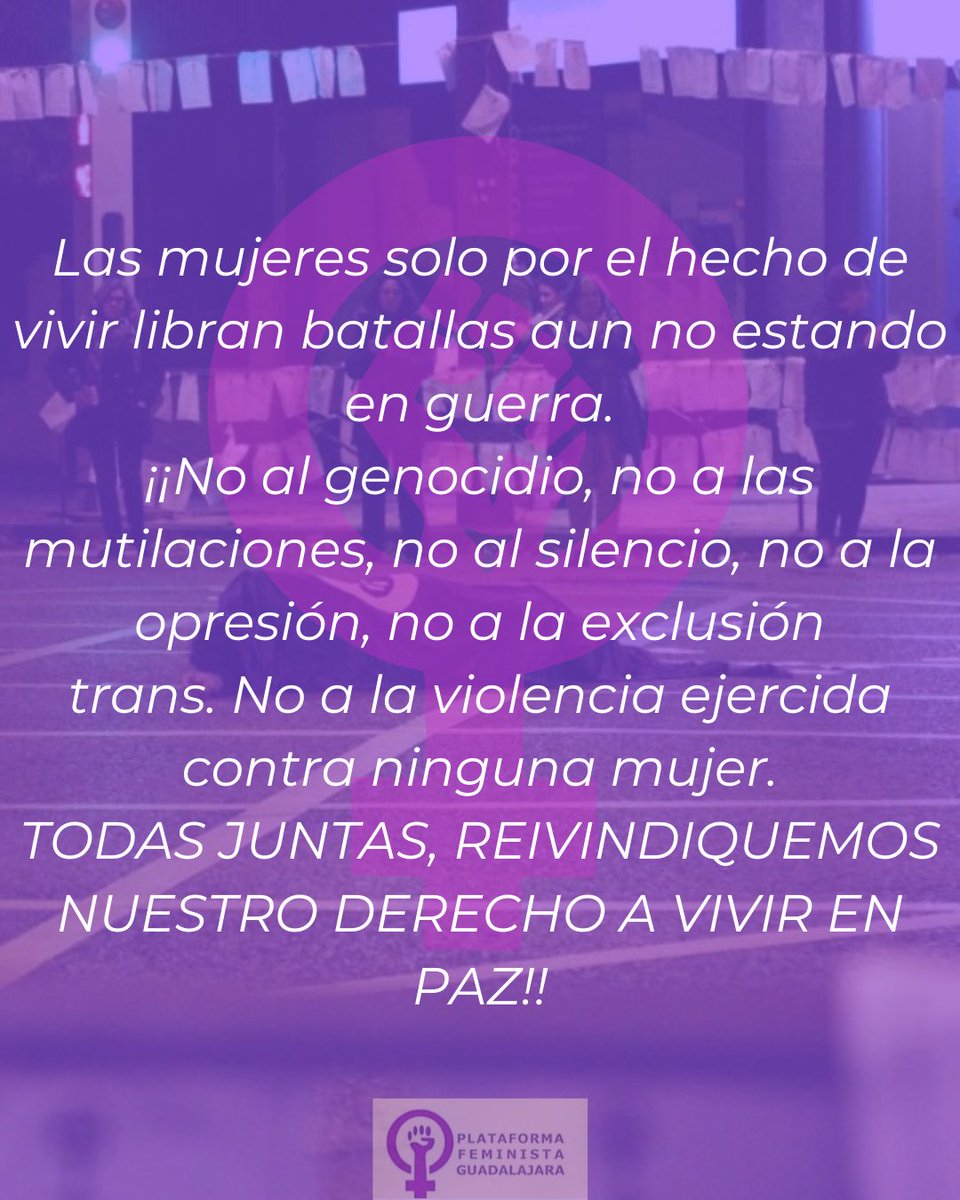 Plataforma Feminista Guadalajara (@platfeministagu) on Twitter photo 