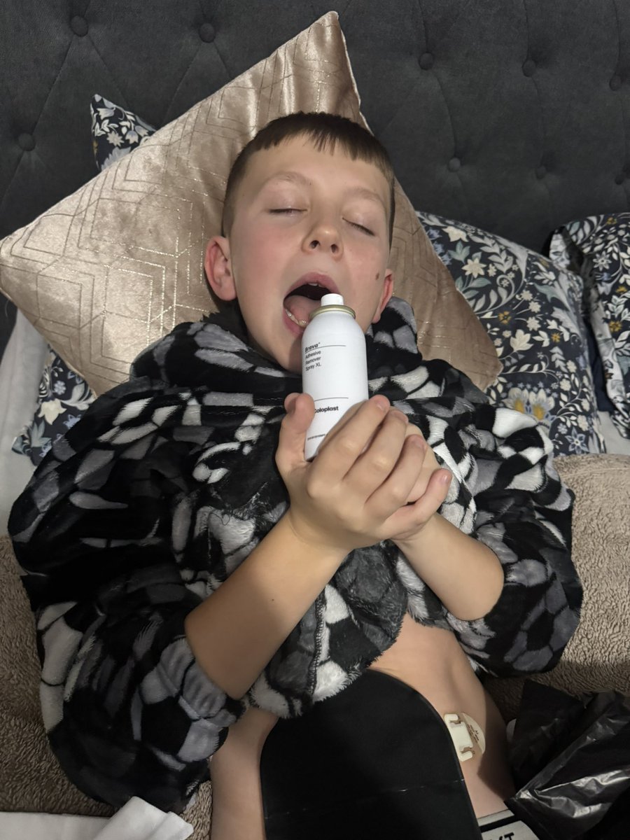 Jax’s stoma journey BCyA (@jax87539443) on Twitter photo Bag change tonight consisted of a sing off 🤣🤣 his <a href="/Coloplast_UK/">Coloplast UK & Ireland</a> adhesive remover comes in handy for a mic 🎤 Bag change tonight consisted of a sing off 🤣🤣 his <a href="/Coloplast_UK/">Coloplast UK & Ireland</a> adhesive remover comes in handy for a mic 🎤