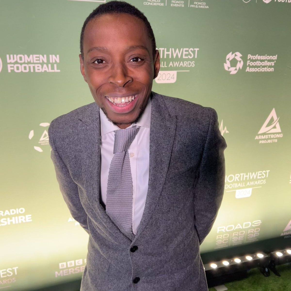 🎥 Ayọ Bakare 📺 (@ajbakare) on Twitter photo A superb evening at the North West Football Awards.
Had fun gathering interviews on the green carpet for Sky Sports.
Congratulations to all the winners on the night & a special well done to <a href="/laurawolfe/">Laura Wolfe</a> on a hugely successful and enjoyable evening 👏🏾👏🏾
#NWFA2024 <a href="/NWFAwards/">Armstrong Projects Northwest Football Awards</a> A superb evening at the North West Football Awards.
Had fun gathering interviews on the green carpet for Sky Sports.
Congratulations to all the winners on the night & a special well done to <a href="/laurawolfe/">Laura Wolfe</a> on a hugely successful and enjoyable evening 👏🏾👏🏾
#NWFA2024 <a href="/NWFAwards/">Armstrong Projects Northwest Football Awards</a>