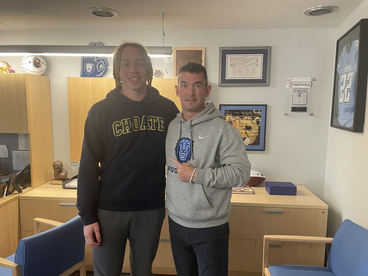 TannerRaymond08's tweet image. Had an amazing game day visit this past Saturday at @CULionsFB. Great seeing all of the coaching staff again! Thank you Columbia football for having me.
@Coach_Poppe @Coach_Batti @CoachManion_ @CRHFootball @coach_spinnato @dw71glox