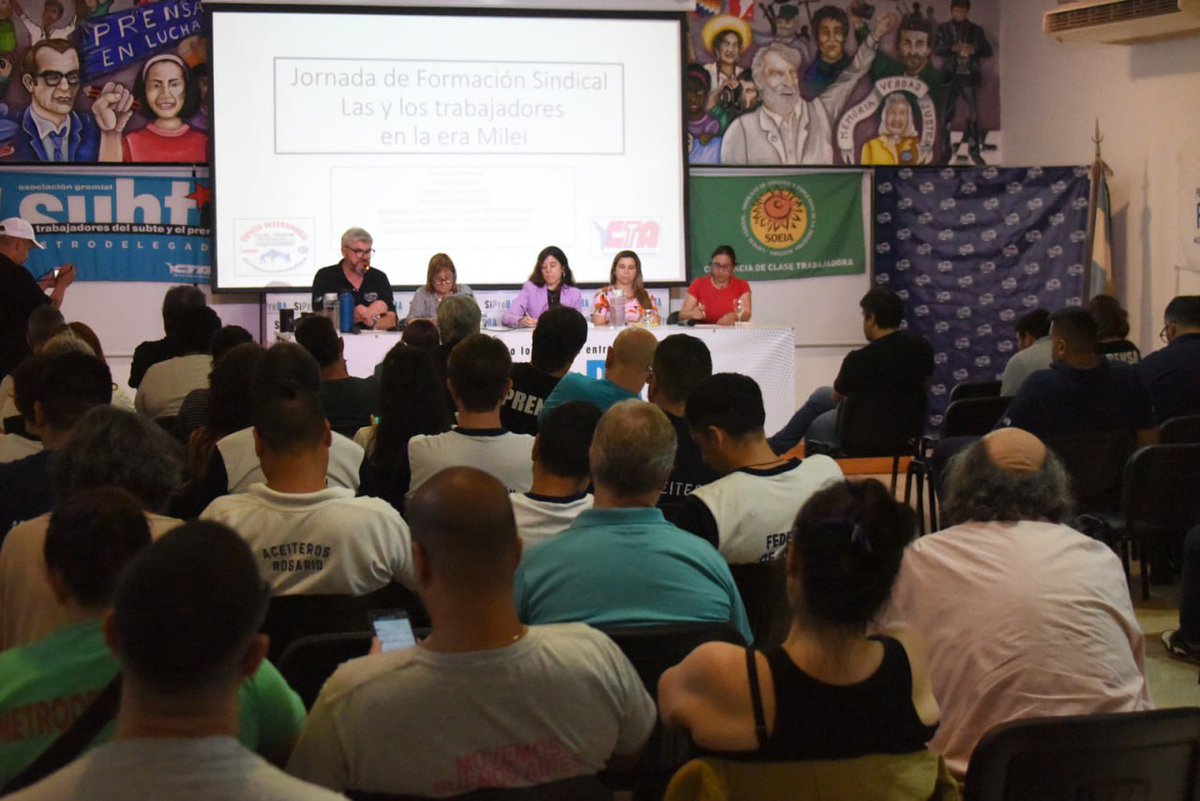 soeiacapital's tweet photo. Jornada de debate y formación para la defensa de nuestros derechos 

En unidad con las compañeras y los compañeros de los sindicatos @prensadelsubte y @sipreba

https://t.co/suRHp80k3T https://t.co/Y4q2aFMRJ4