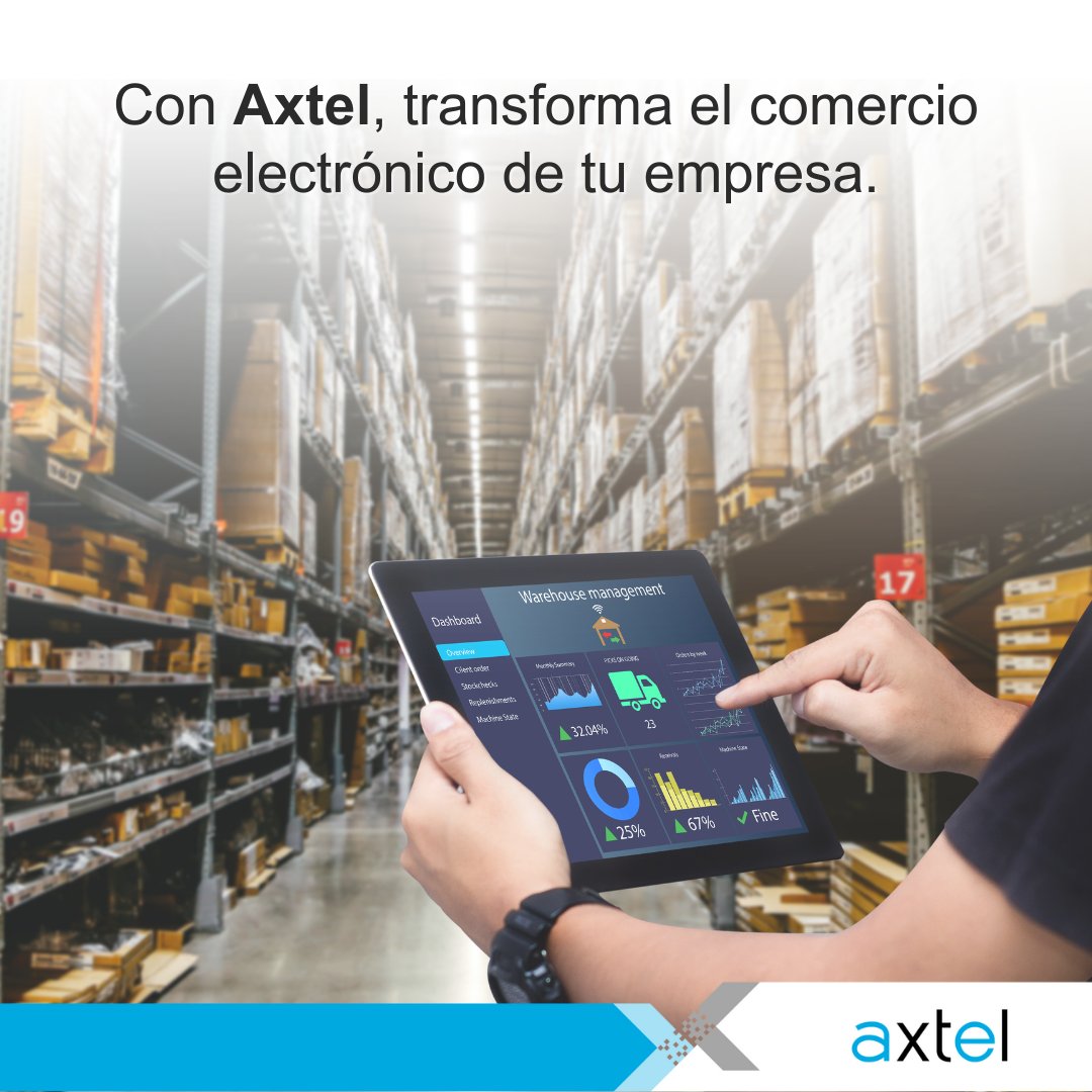 En Axtel, te ayudamos a:
 ✅ Reducir costos y optimizar recursos
 ✅ Automatizar procesos de manera eficiente
 ✅ Mejorar la experiencia del cliente con tecnología de punta
 ✅ Alcanzar nuevos mercados 
Averigua más en: axtelcorp.mx 
#Axtel #Ecommerce
