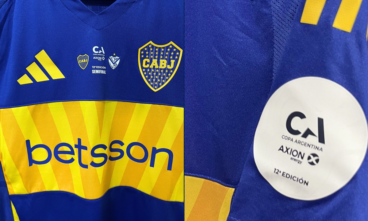 Boca cayó ante Vélez y quedó eliminado de la Copa Argentina Camiseta Boca vs Vélez.