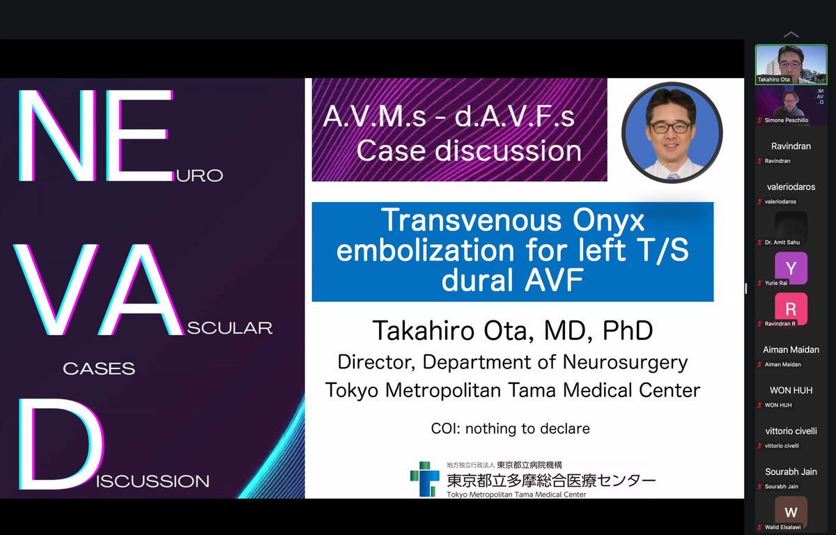 I enjoyed discussions with other faculties. It was a fantastic event! #NEVAD 
Let's have a discussion about aneurysms next NE.VA.D.