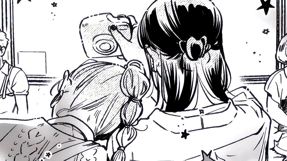 aya resting her head on mitsuki's shoulder is everything to me