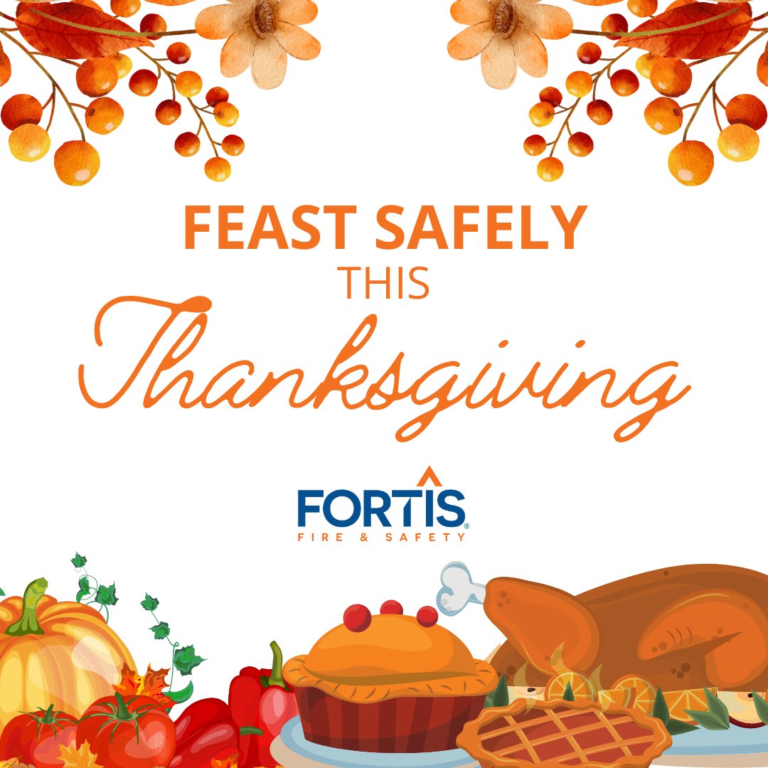 FortisFire's tweet photo. Stay safe this holiday season, and we hope you enjoy time with loved ones! 

#FireSafety #HolidaySafety #Thanksgiving #HoustonBusiness https://t.co/fk1QUGZFNi