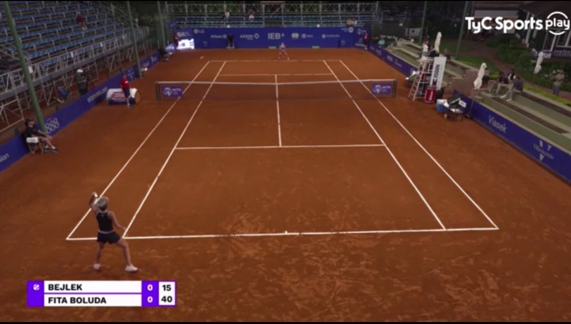 ¡Tercer choque de la jornada! Partidazo entre Sara Bejlek 🇨🇿 y Ángela Fita Boluda 🇪🇸 en la cancha central.
Miralo EN VIVO y en exclusivo por play.tycsports.com acá👉acortar.link/gKrVaY
🎙️ <a href="/Cami_sanmartin/">Camila San Martin</a> <a href="/LopatinLucas/">lucas lopatin</a> 

#TenisEnTyCSports🎾
