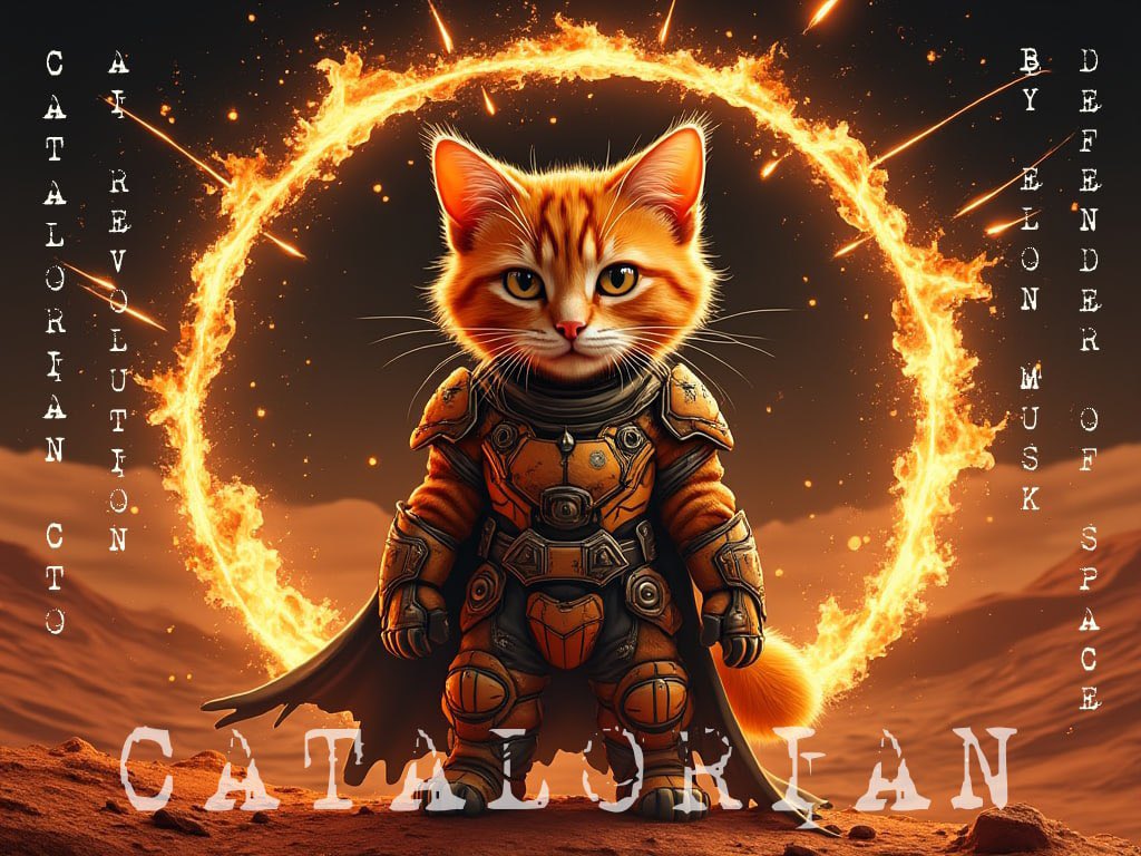 PossibruCapital's tweet photo. Dr, HODL, 🚀🚀🚀

HIGHER 💥💥💥

SUPER bullish on the space defender cat   -   $CATALORIAN   -   @CatalorianOGETH   😸

Elon Musk inspired the creation of the space defender cat, $CATALORIAN via GrokAI and his X post about a CATALORIAN TV series ❕

We have a community of a lot of very talented individuals consistently putting in the work - VERY LIVELY 💥

The AI artwork is super catchy!!!

CODED FOR MULTI BILLIONS!

I would not be surprised if this goes past Mars 🚀

$CATALORIAN #CATALORIAN