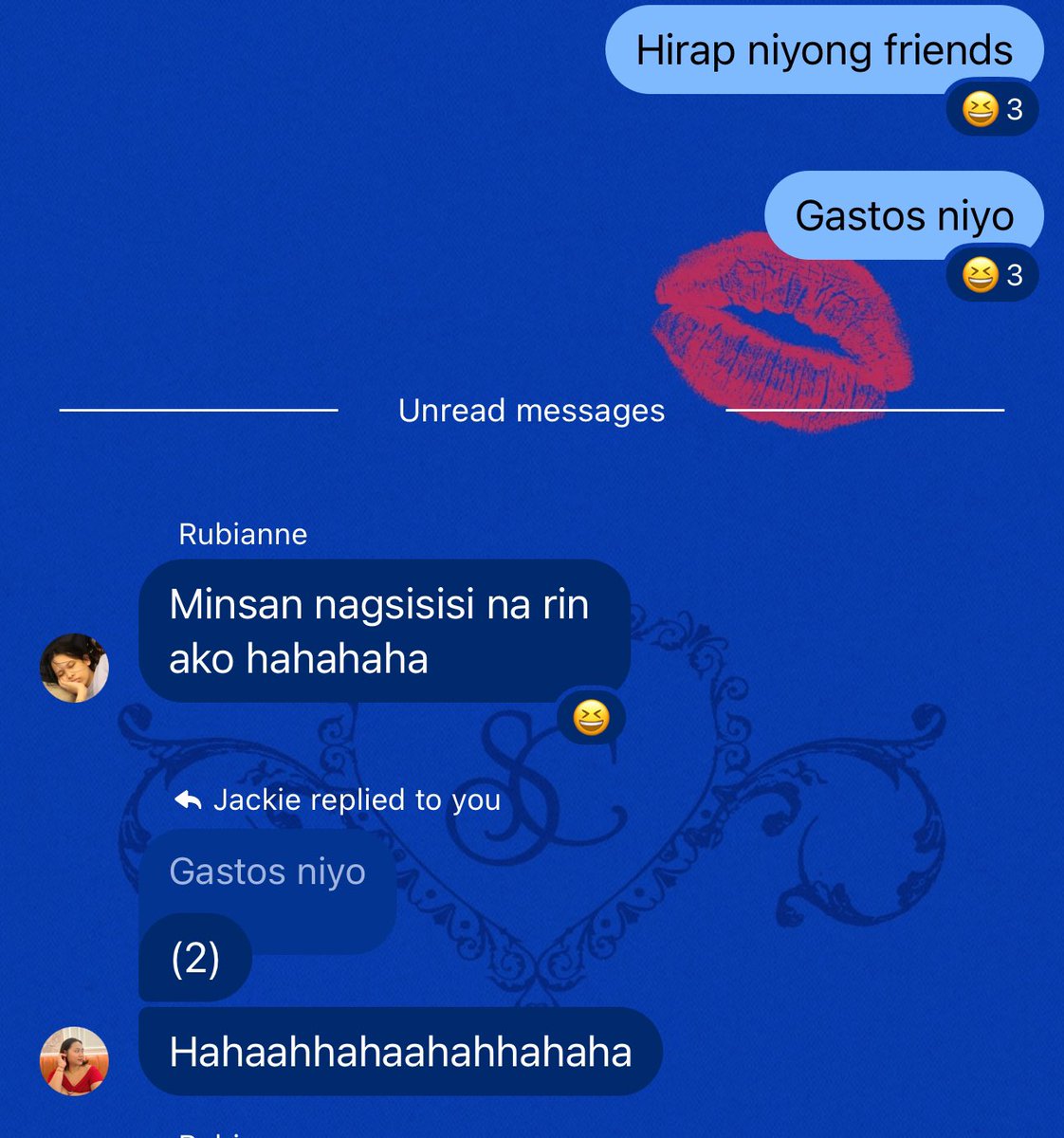 JAMMMuniz's tweet photo. Hirap ng ganitong friends 😂 https://t.co/Gr9xtihOXb