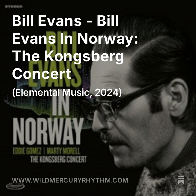 Each Bill Evans' performance was a liturgy, a prayer of gratitude...

Bill Evans - Bill Evans In Norway: The Kongsberg Concert wildmercuryrhythm.com/p/bill-evans-b…