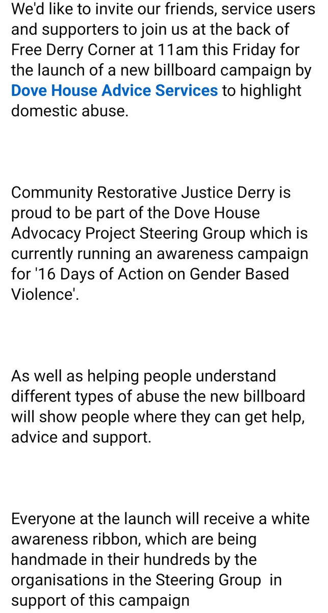 Community Restorative Justice Derry tweet media