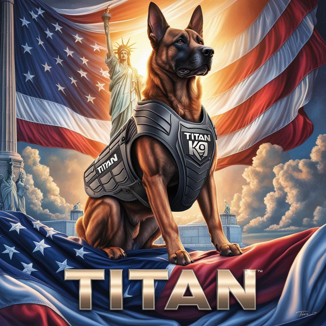 TitanHeroCTO's tweet photo. We cannot believe nearly 40% of Americans voted and wasted money on her. It is time for people to wake up to the patriotic spirit. Sadly, those hardworking K-9s die on duty every day to protect this country. They deserve more attention and honor as humans. #titan #riptitan #patriot #loyalty #hero