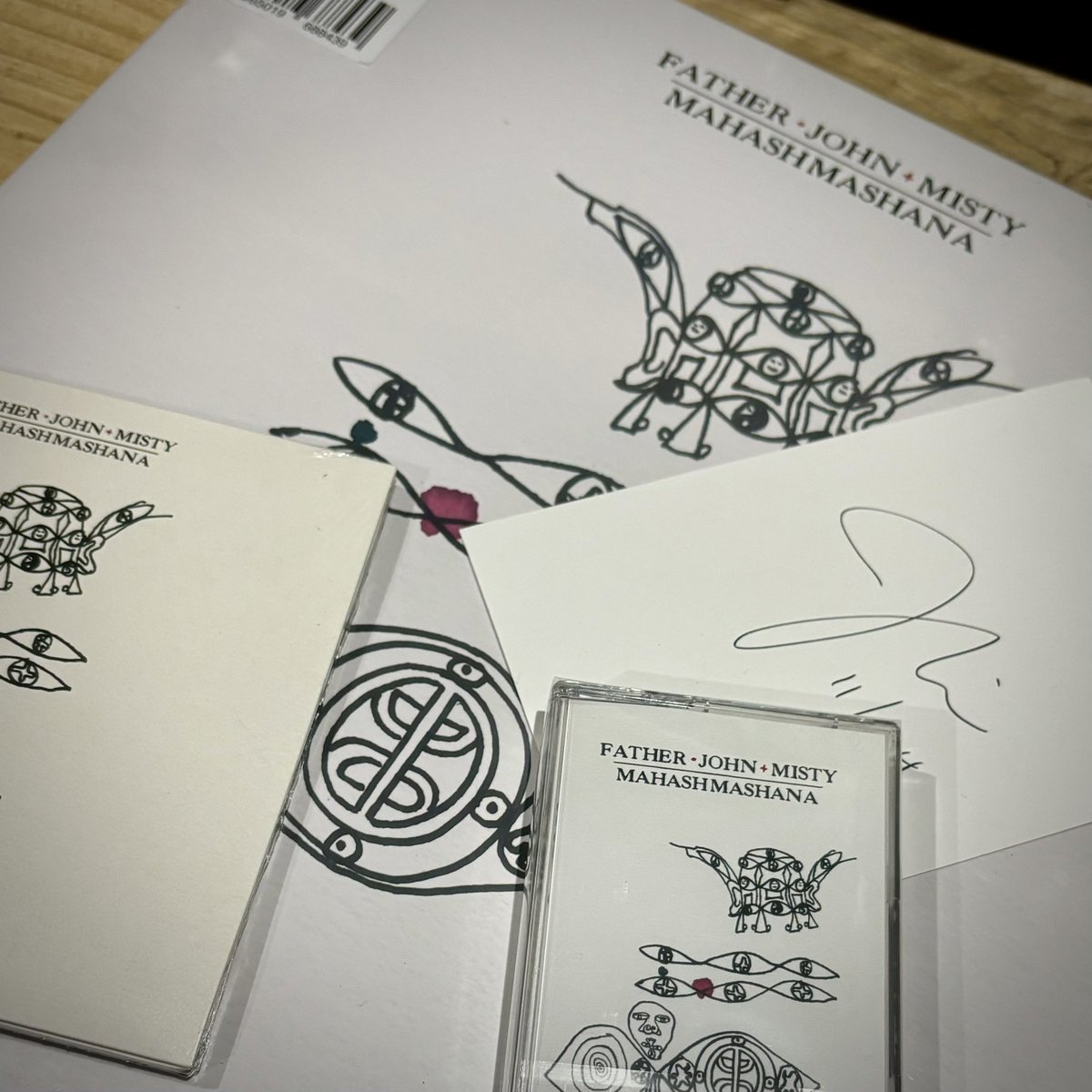 Chris Ray King (@chrisrayking1) on Twitter photo Can’t remember the last time I was this excited for a release: all format bundle with signed art card. Thank you <a href="/fatherjohnmisty/">Father John Misty</a> ma#mashana Can’t remember the last time I was this excited for a release: all format bundle with signed art card. Thank you <a href="/fatherjohnmisty/">Father John Misty</a> ma#mashana