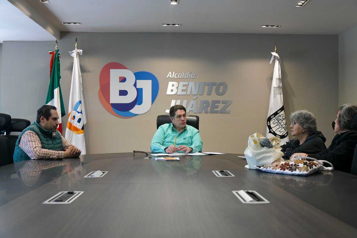 La alcaldía Benito Juárez siempre tiene las puertas abiertas; conversé con vecinas de las colonias Portales y Santa Cruz Atoyac. Siempre es enriquecedor escucharlos.