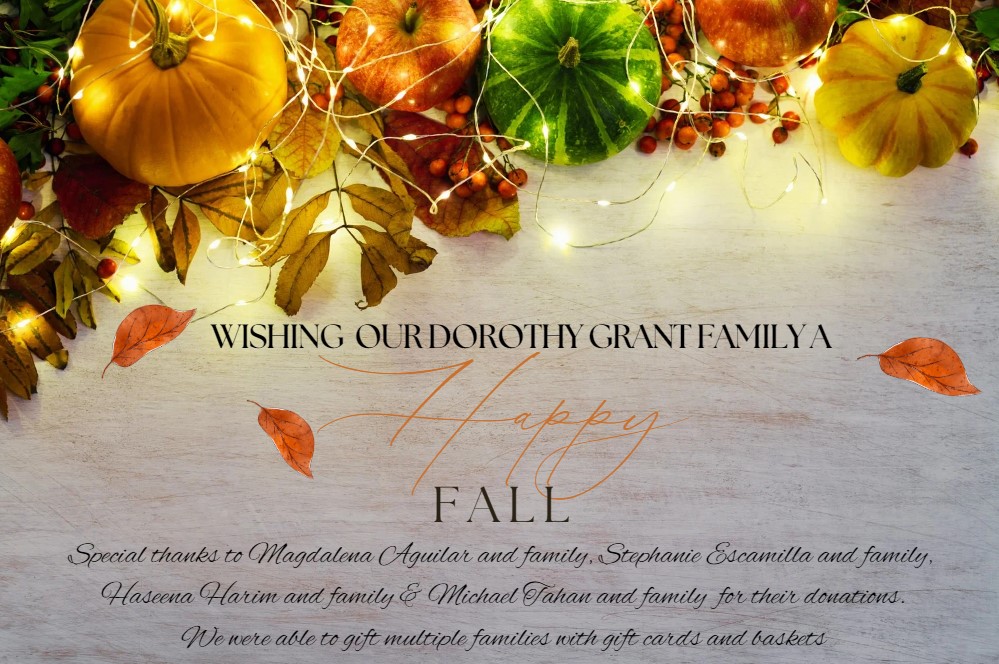 With much gratitude...