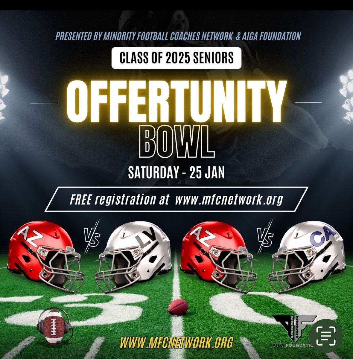 Jim Camarillo (@coachcam3jim) on Twitter photo What a game. What an Opportunity.
Great event. Big value if you’re looking to move on. <a href="/MFCNetwork_/">MFCNetwork</a>
Registration needs to close soon. What a game. What an Opportunity.
Great event. Big value if you’re looking to move on. <a href="/MFCNetwork_/">MFCNetwork</a>
Registration needs to close soon.