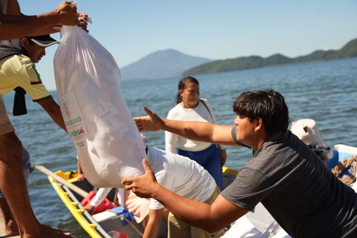 LuisSolizHN's tweet photo. Por instrucciones de la Presidenta @XiomaraCastroZ, hemos llevado ayuda humanitaria a 85 familias de 6 comunidades pesqueras del municipio de Amapala, Valle: Gualorita, Las Pelonas, Playa Negra, Playa Grande, Exposición e Inglesera.

Gracias a la coordinación interinstitucional con @FFAAHN, @Sedesolhn e @ICFHonduras entregamos un total de 8,500 libras de alimentos para garantizar el bienestar de las familias afectadas.

El Gobierno de la República continúa trabajando sin descanso para atender a las comunidades que más lo necesitan. ¡Xiomara sí cumple!