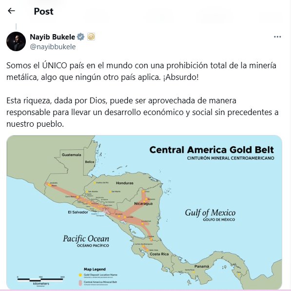 OrionFenix7's tweet photo. Vamos a explicarle a Nayib, por qué está prohibido en el país: la minería metálica es inviable en El Salvador por su poca extensión geográfica, su densidad poblacional y la inminente contaminación de aguas superficiales y manto freático.

Hay dos métodos de extracción: minería a- https://t.co/lpfFWVSUWF